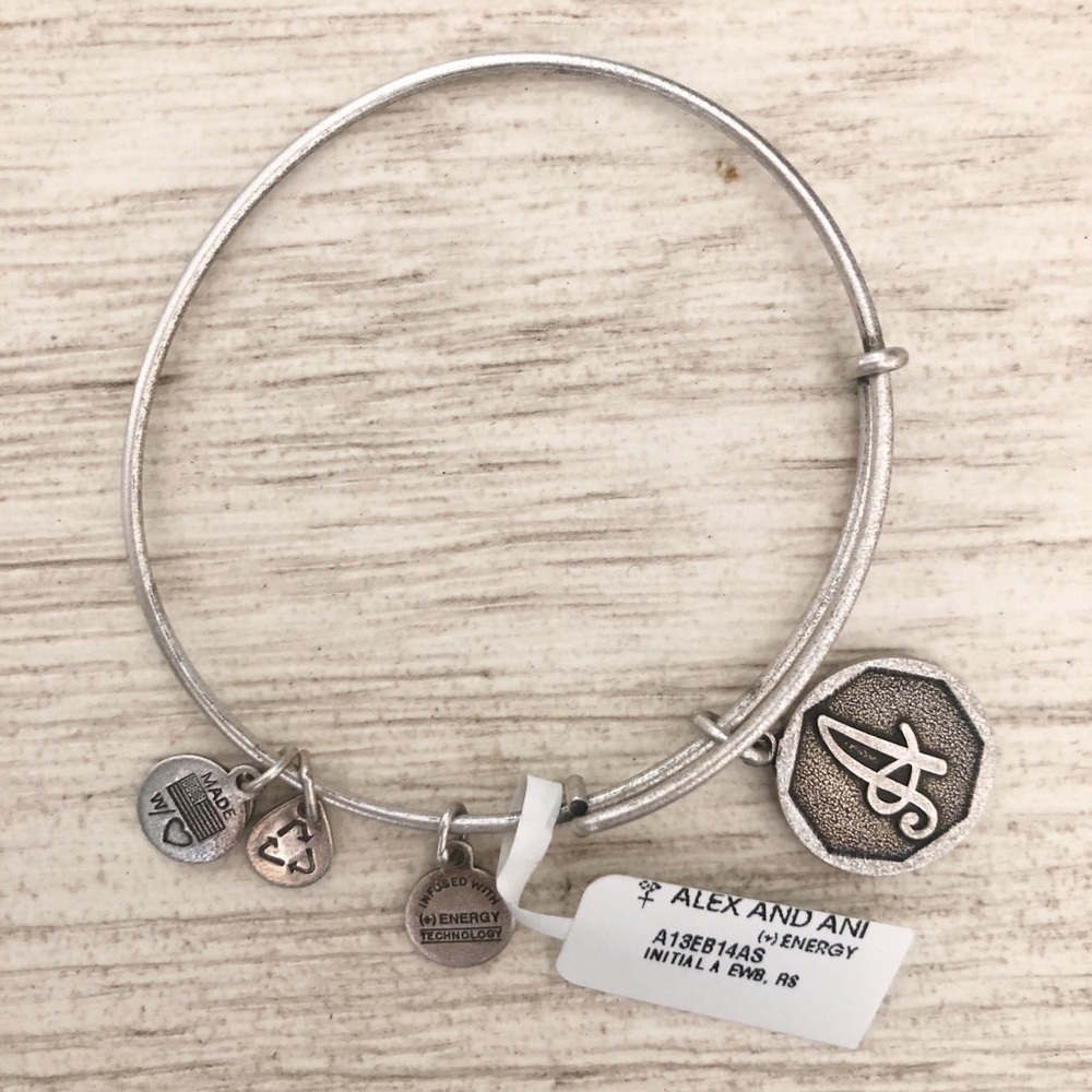 Alex & Ani “A” Bracelet